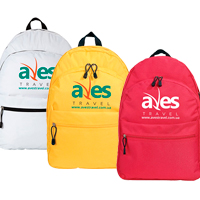 Друк логотипу на рюкзаках для ТО "Aves Travel"